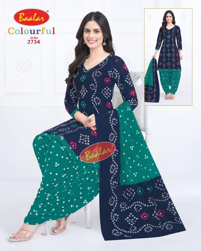 Baalar Colourful Vol-27 - Dress Material - Wholesale Catalog
