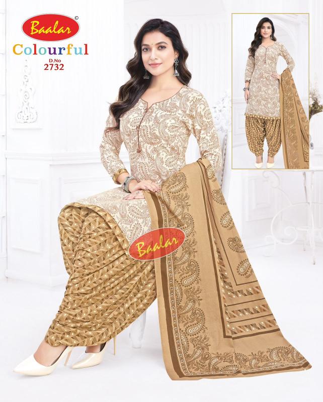 Baalar Colourful Vol-27 - Dress Material - Wholesale Catalog