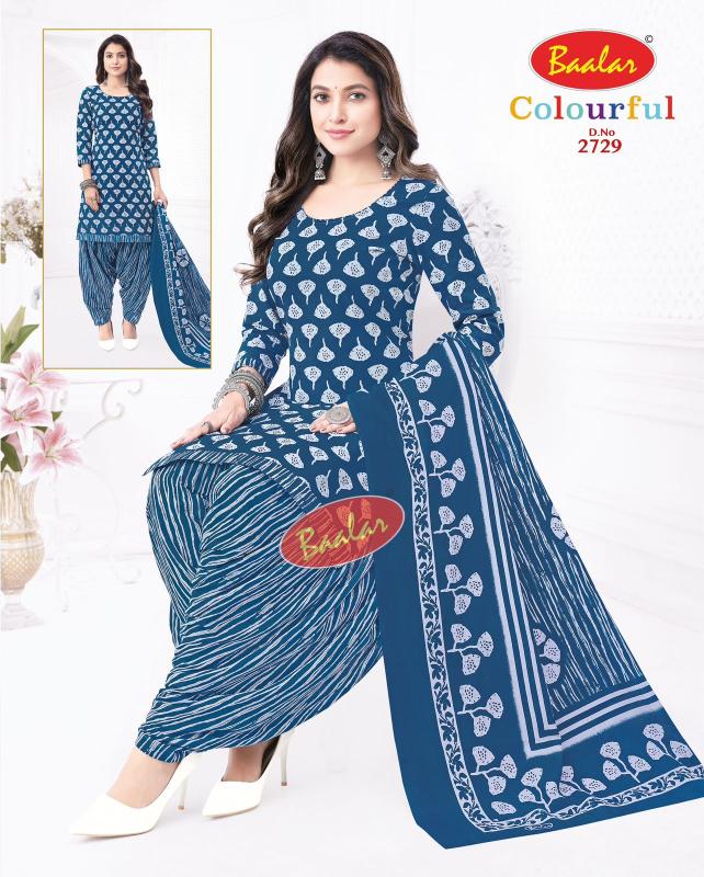 Baalar Colourful Vol-27 - Dress Material - Wholesale Catalog