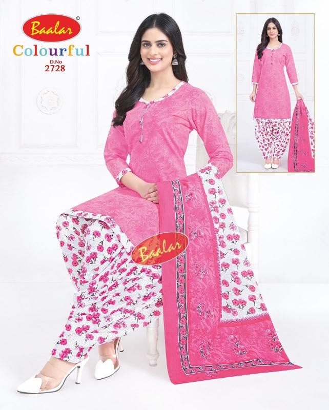 Baalar Colourful Vol-27 - Dress Material - Wholesale Catalog