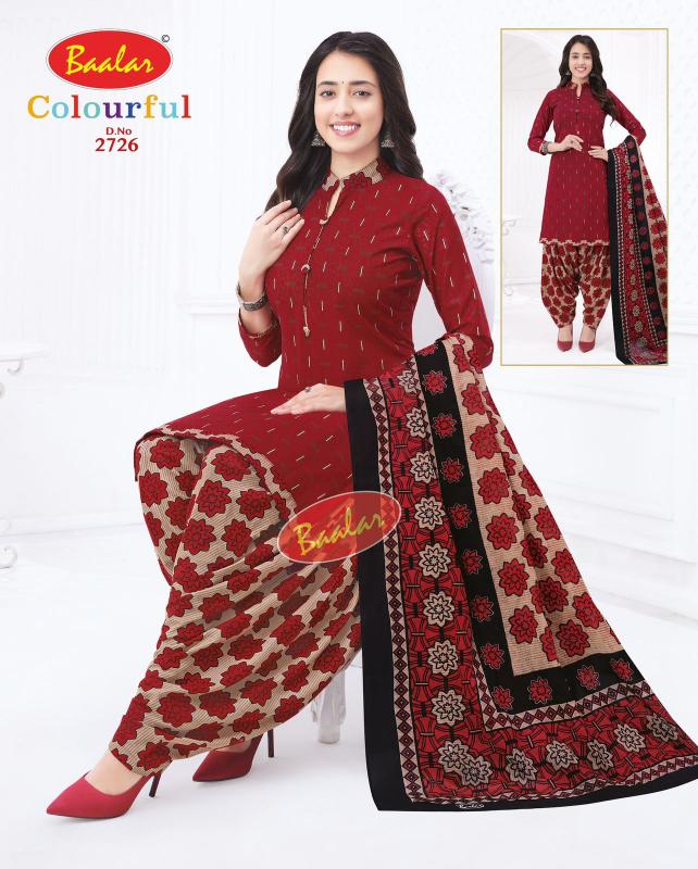 Baalar Colourful Vol-27 - Dress Material - Wholesale Catalog