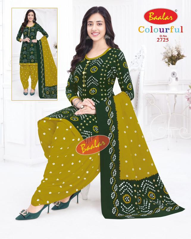 Baalar Colourful Vol-27 - Dress Material - Wholesale Catalog