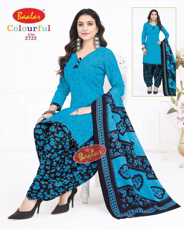Baalar Colourful Vol-27 - Dress Material - Wholesale Catalog