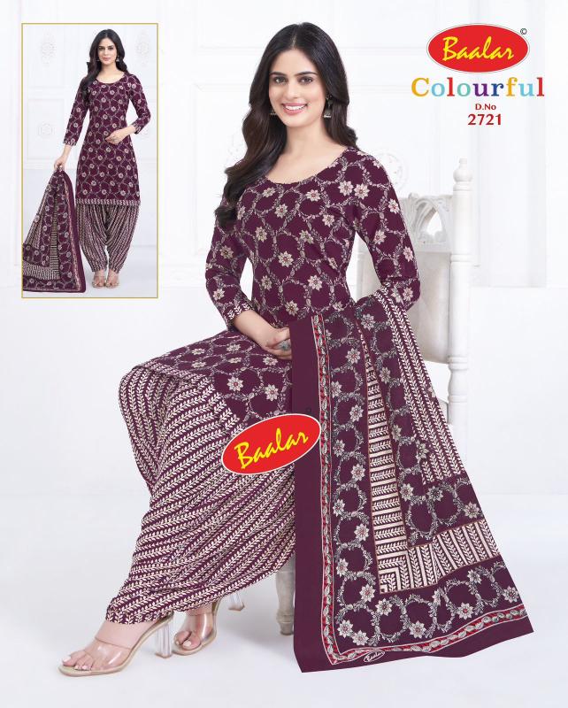 Baalar Colourful Vol-27 - Dress Material - Wholesale Catalog