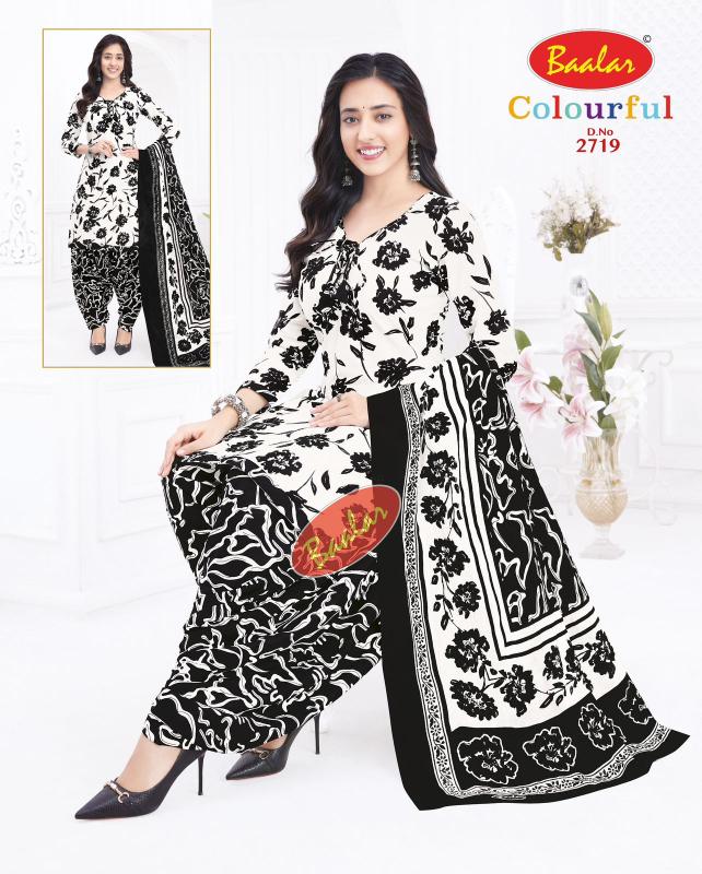 Baalar Colourful Vol-27 - Dress Material - Wholesale Catalog