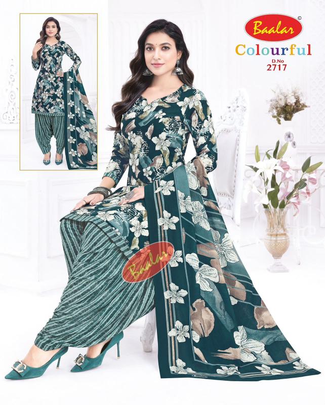 Baalar Colourful Vol-27 - Dress Material - Wholesale Catalog