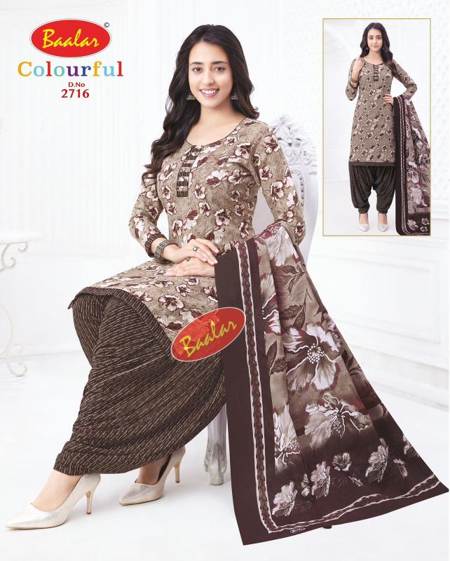 Baalar Colourful Vol-27 - Dress Material - Wholesale Catalog