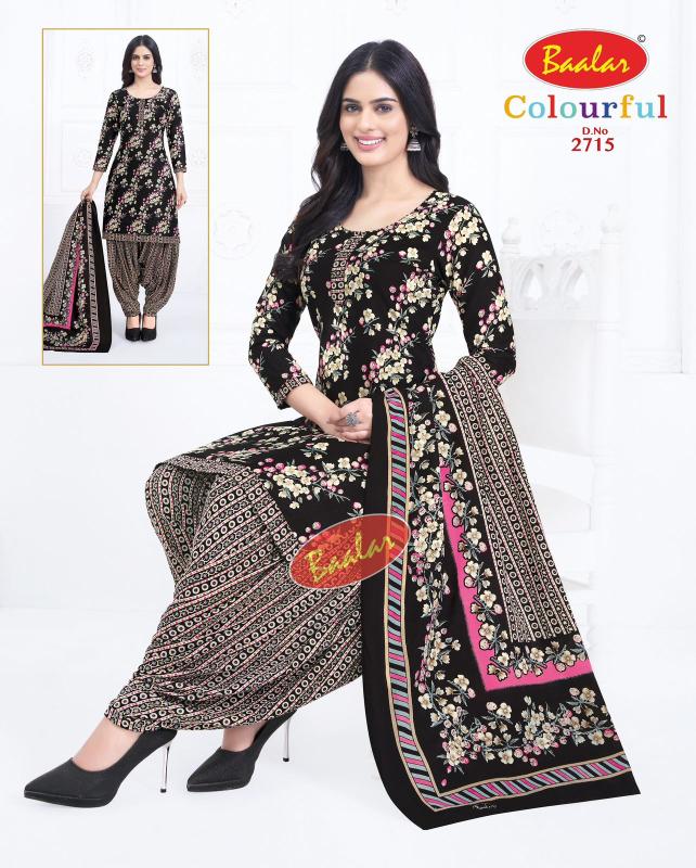 Baalar Colourful Vol-27 - Dress Material - Wholesale Catalog