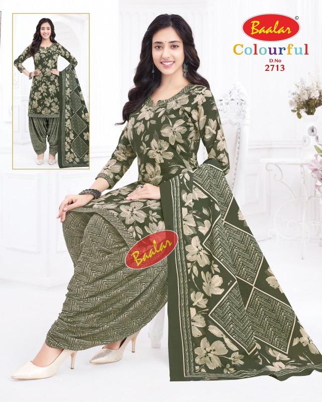 Baalar Colourful Vol-27 - Dress Material - Wholesale Catalog