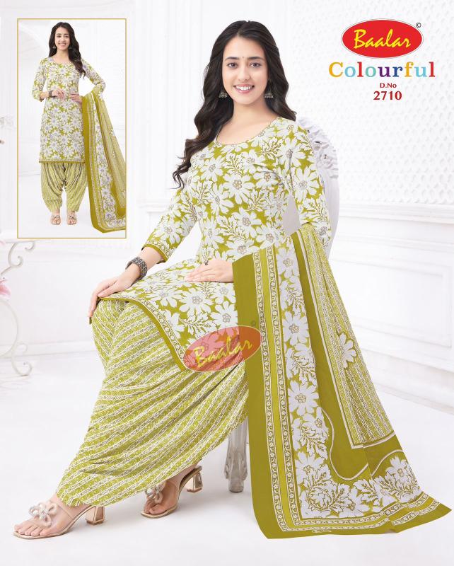 Baalar Colourful Vol-27 - Dress Material - Wholesale Catalog
