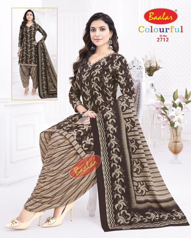 Baalar Colourful Vol-27 - Dress Material - Wholesale Catalog