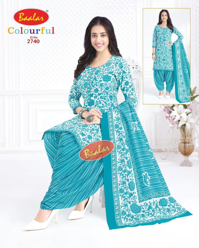 Baalar Colourful Vol-27 - Dress Material - Wholesale Catalog