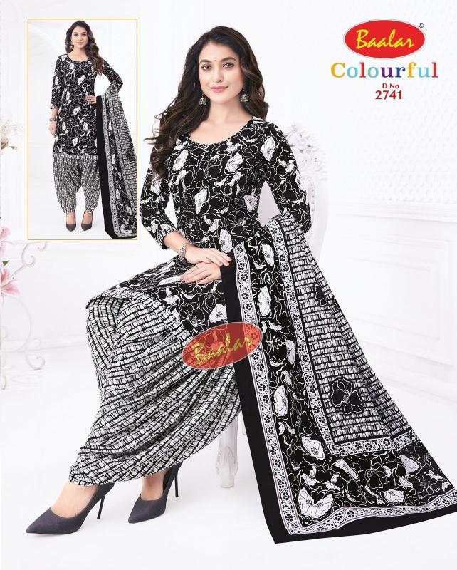 Baalar Colourful Vol-27 - Dress Material - Wholesale Catalog