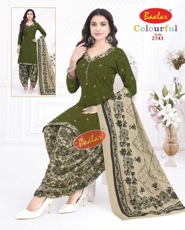 Baalar Colourful Vol-27 - Dress Material - Wholesale Catalog
