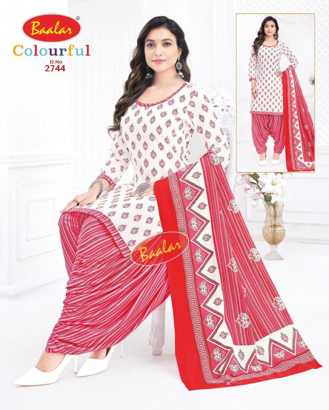Baalar Colourful Vol-27 - Dress Material - Wholesale Catalog