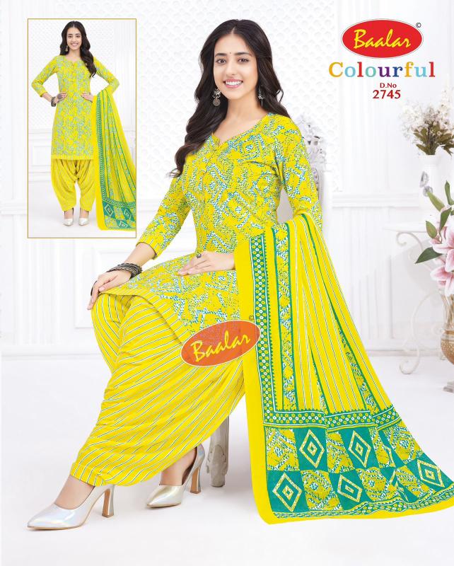 Baalar Colourful Vol-27 - Dress Material - Wholesale Catalog