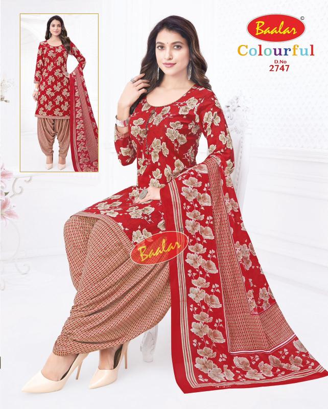 Baalar Colourful Vol-27 - Dress Material - Wholesale Catalog