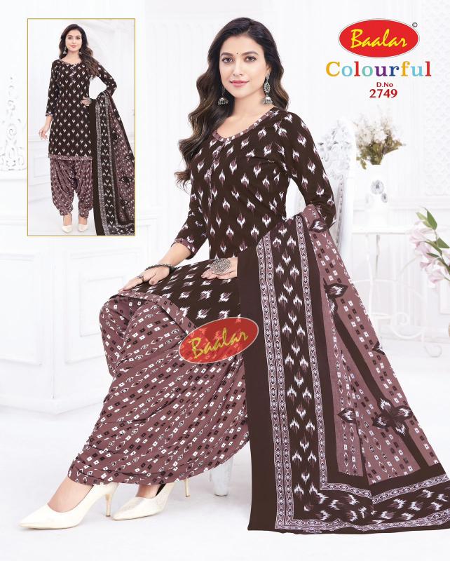 Baalar Colourful Vol-27 - Dress Material - Wholesale Catalog