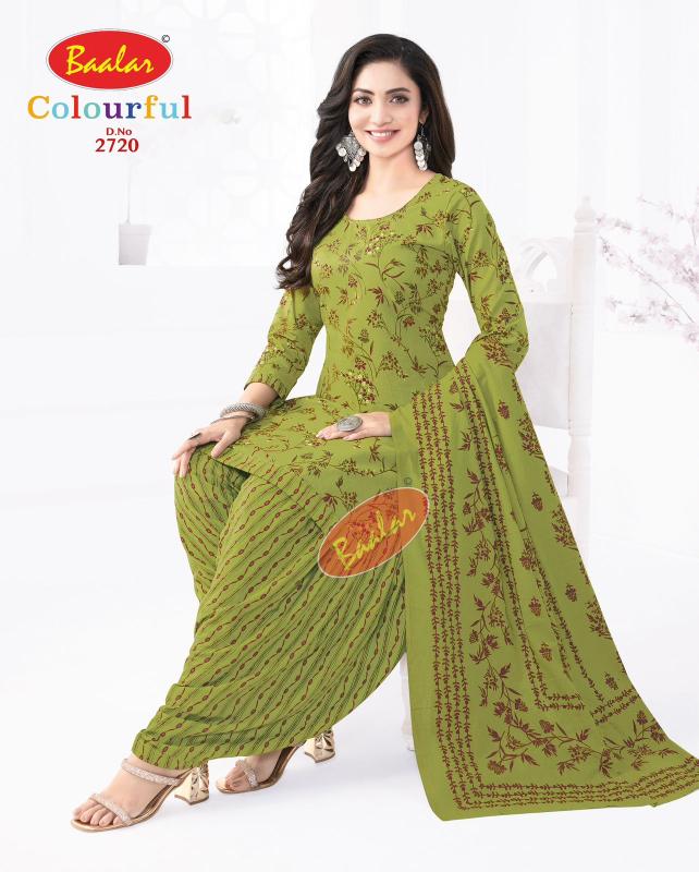 Baalar Colourful Vol-27 - Dress Material - Wholesale Catalog