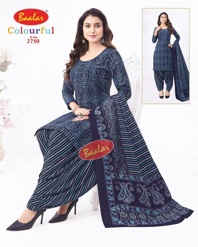 Baalar Colourful Vol-27 - Dress Material - Wholesale Catalog