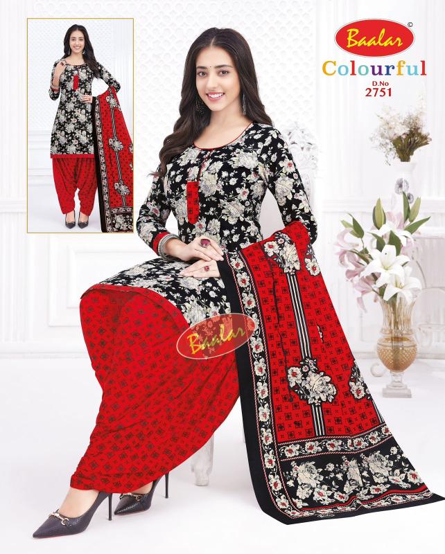 Baalar Colourful Vol-27 - Dress Material - Wholesale Catalog
