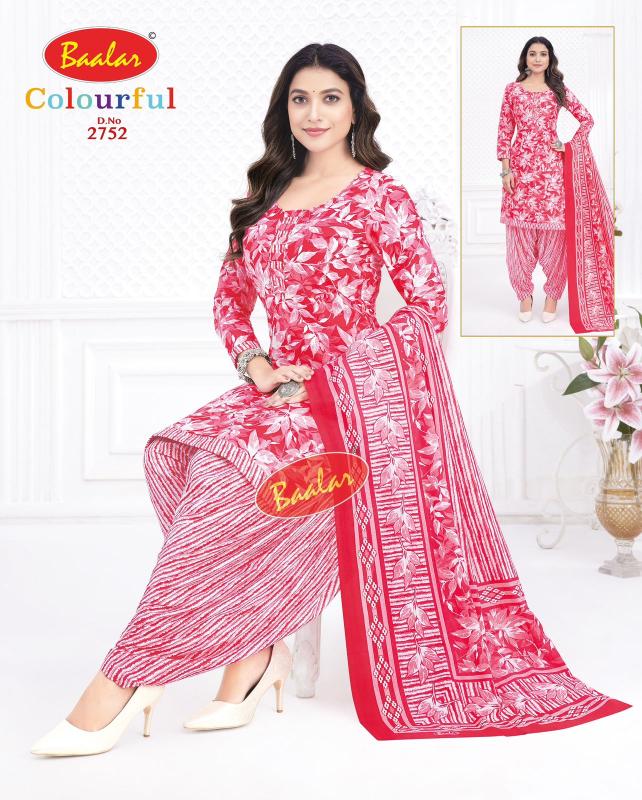 Baalar Colourful Vol-27 - Dress Material - Wholesale Catalog