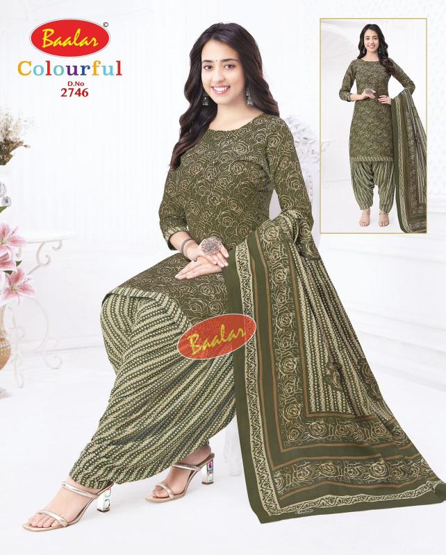 Baalar Colourful Vol-27 - Dress Material - Wholesale Catalog