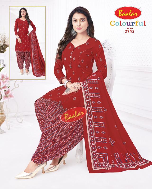 Baalar Colourful Vol-27 - Dress Material - Wholesale Catalog