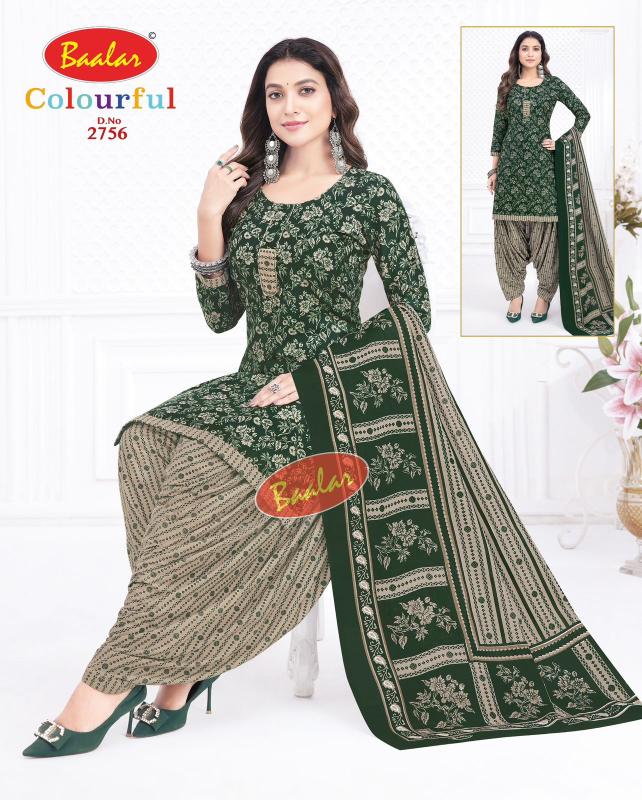 Baalar Colourful Vol-27 - Dress Material - Wholesale Catalog