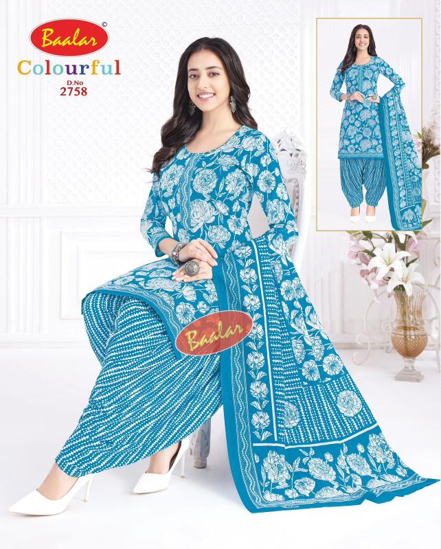 Baalar Colourful Vol-27 - Dress Material - Wholesale Catalog