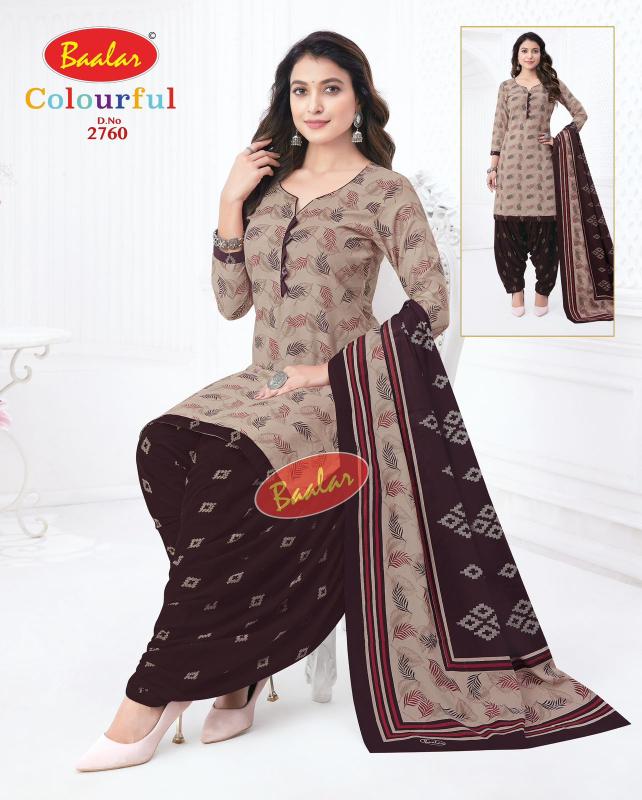 Baalar Colourful Vol-27 - Dress Material - Wholesale Catalog