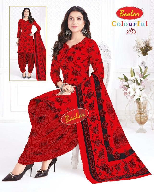 Baalar Colourful Vol-27 - Dress Material - Wholesale Catalog