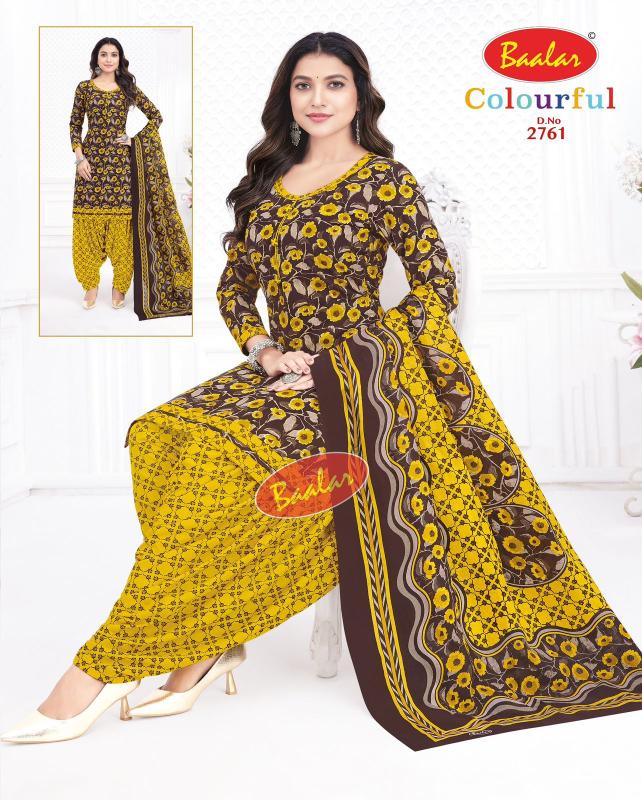 Baalar Colourful Vol-27 - Dress Material - Wholesale Catalog