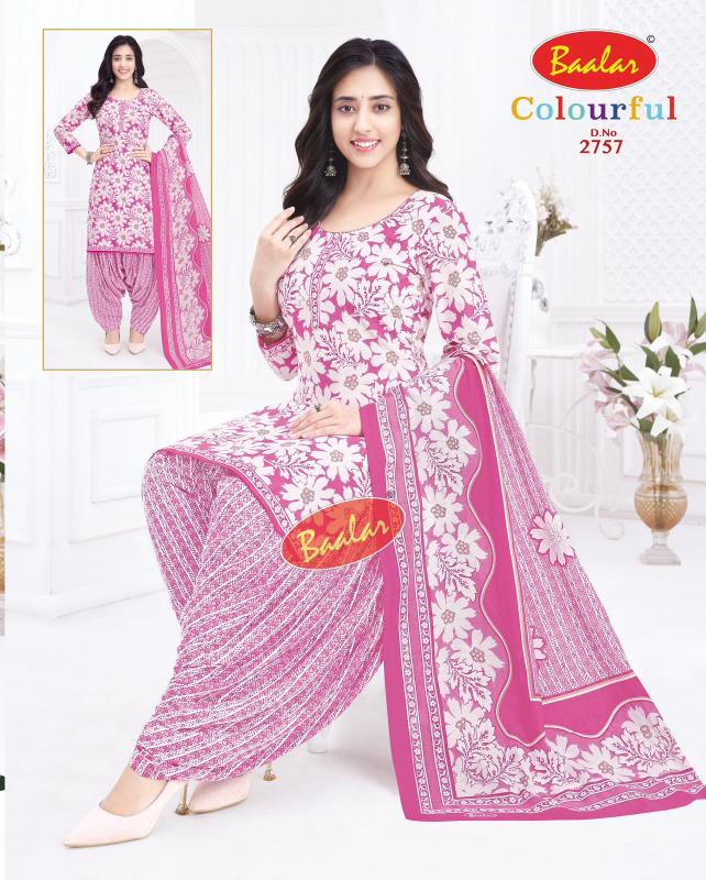 Baalar Colourful Vol-27 - Dress Material - Wholesale Catalog
