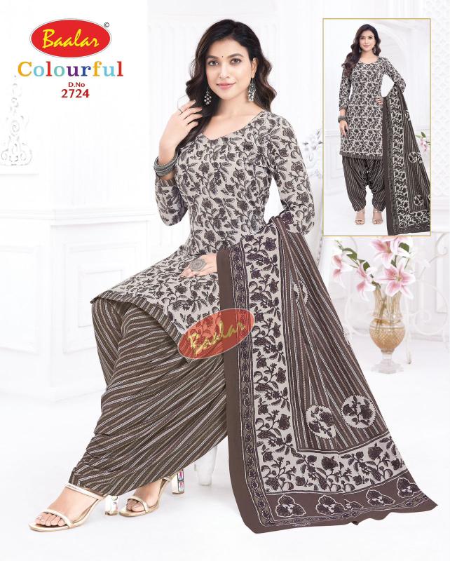 Baalar Colourful Vol-27 - Dress Material - Wholesale Catalog
