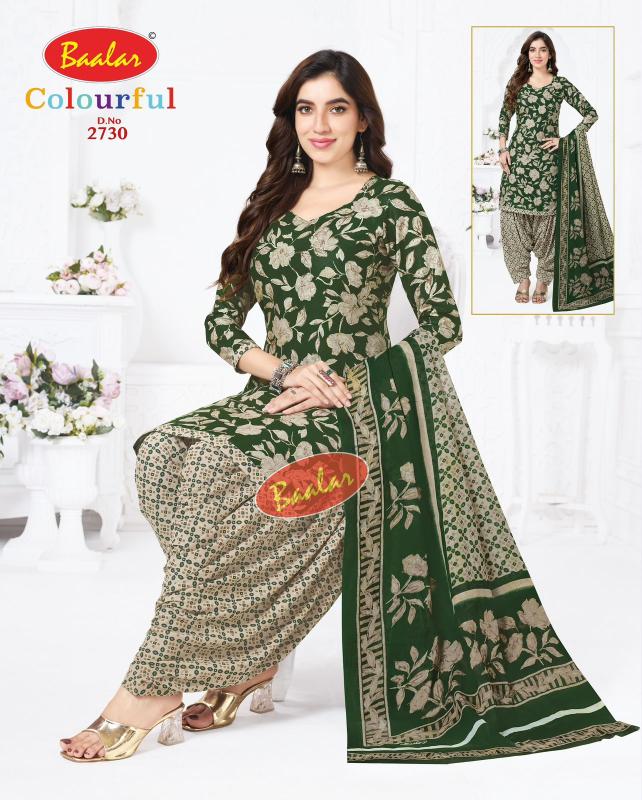 Baalar Colourful Vol-27 - Dress Material - Wholesale Catalog