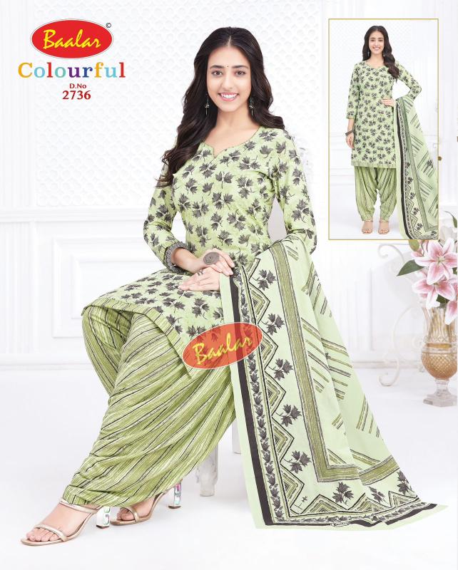 Baalar Colourful Vol-27 - Dress Material - Wholesale Catalog