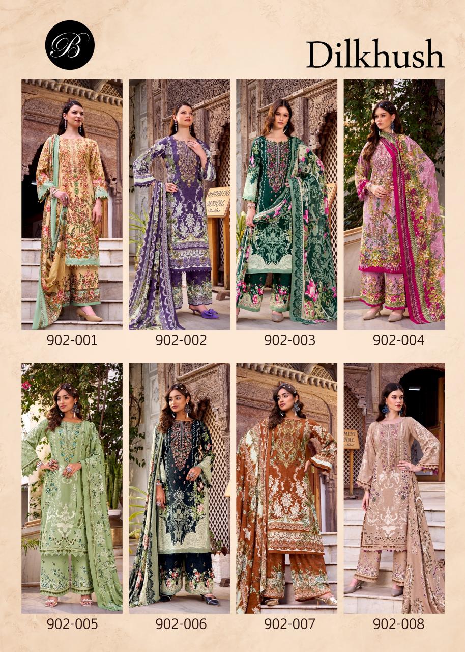 BelliZa Dilkhush catalog buy dress material wholesale online india