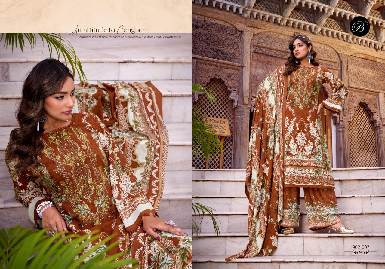 BelliZa Dilkhush catalog buy dress material wholesale online india