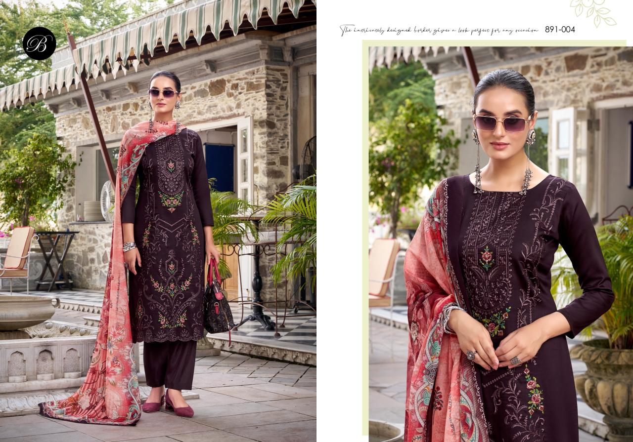 Belliza Zarqash Vol 10 catalog wholesale dress materials in pondicherry