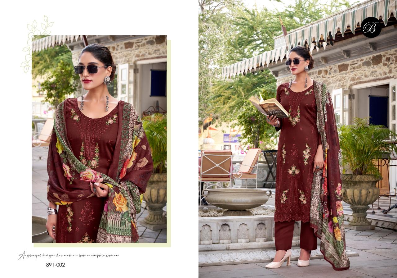 Belliza Zarqash Vol 10 catalog wholesale dress materials in pondicherry
