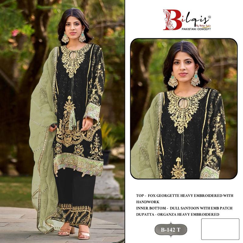 Bilqis B 142 A TO D catalog pakistani suits wholesalers in pakistan