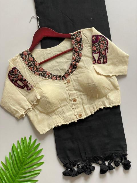 Blousewala Hk6 Khadi cotton Vol 5 catalog surat saree mill