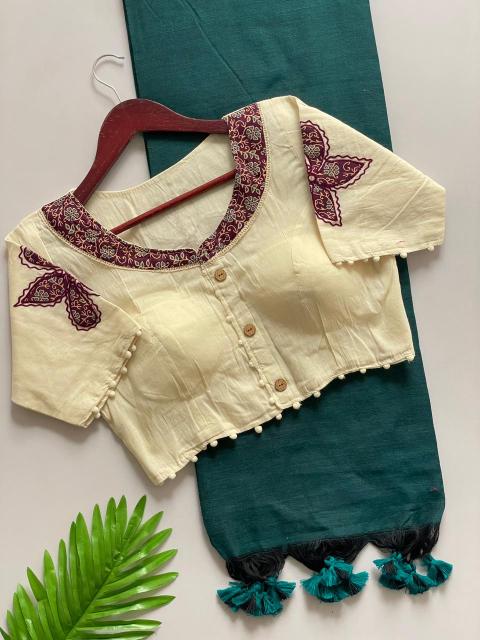 Blousewala Hk6 Khadi cotton Vol 5 catalog surat saree mill