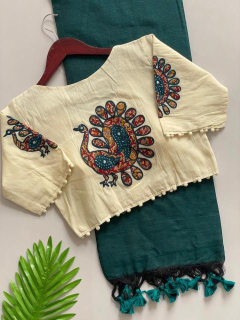 Blousewala Hk6 Khadi cotton Vol 5 catalog surat saree mill