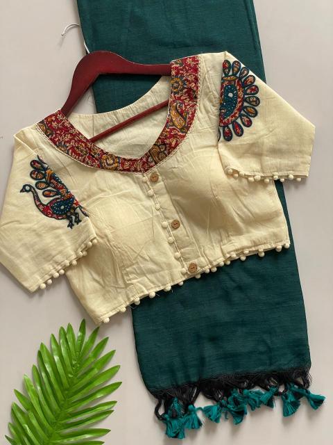 Blousewala Hk6 Khadi cotton Vol 5 catalog surat saree mill