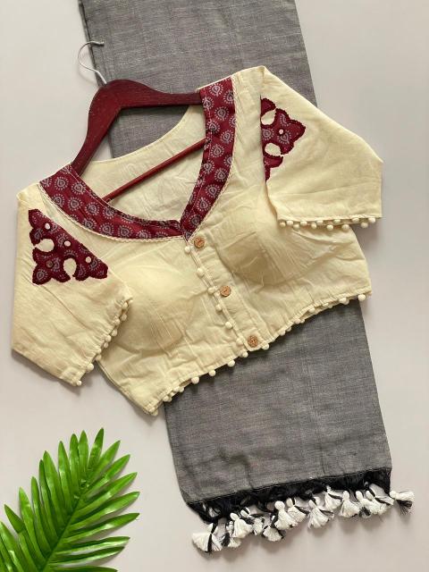 Blousewala Hk6 Khadi cotton Vol 5 catalog surat saree mill