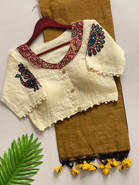 Blousewala Hk6 Khadi cotton Vol 5 catalog surat saree mill