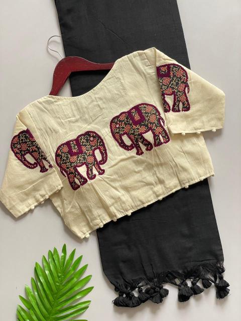 Blousewala Hk6 Khadi cotton Vol 5 catalog surat saree mill