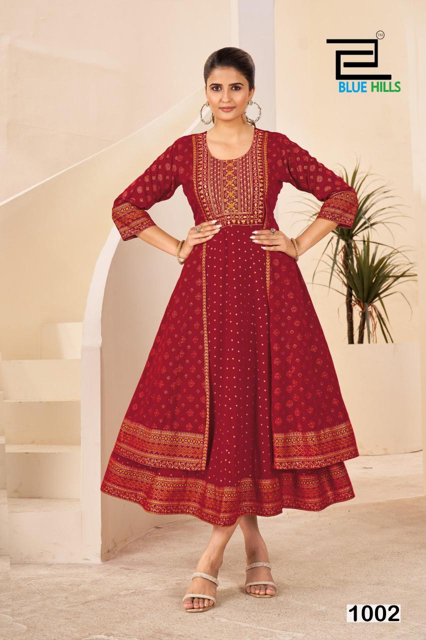 Blue Hills Diamond Catalog anarkali kurti online india